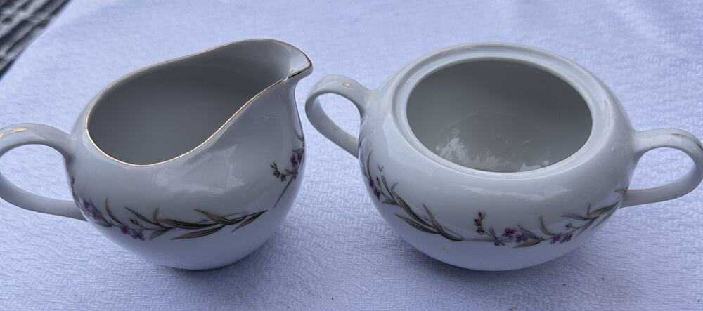 Prestige Fine China Sugar and Creamer Set